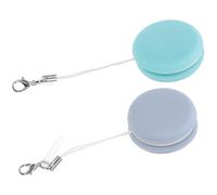 2 Pièces Nettoyeur D'écran de Téléphone Kit Nettoyage Écran | Pp et Silicone, Alliage D'aluminium, Format Pendentif, Accès Facile, pour Mobile et Voyage