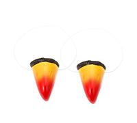 2 Pièces Nez de Perroquet Réaliste Accessoire Cosplay, en Vinyle Garçon | Design Léger et Saisissant, Apparence Naturelle, Porté Visage, Accessoire Théâtral pour Adultes et Garçon Fille