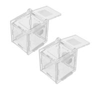 2 Pièces Nid de Fourmis, Boîte D'observation Modulaire | Raccord Tubes à Essai, Surveillance à Faible Perturbation, Vue 360°, pour Expériences Scolaires