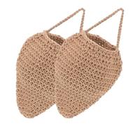 2 Pièces Nid Piège Crochet Décoratif en Corde de Coton | Aspect Rustique, Design Léger à Suspendre Partout, Usage Toute L'année pour Campings et Jardins