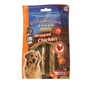 2 pièces Nobby STARSNACK Barbecue "WRAPPED CHICKEN" 2 x 70 g