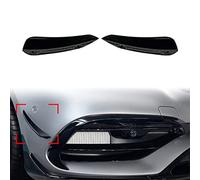 2 Pièces Noir ABS Voiture Pare-Chocs Avant Lèvre Séparateur Becquet Côté Canards pour Classe A W176 A200 A45 A&M&G 2016 2017 2018