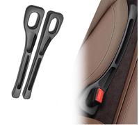 2 Pièces Noir Remplisseur pour Espace Entre Sièges Auto pour Mercedes-Benz A-Class W176 A160 A180 A200 A45 2016 2017 2018, Siège de Voiture Gap Filler Pad Accessories Remplissage de Siège
