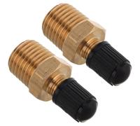 2 Pièces Noyau de Valve, Filetage Mâle 1/4 Npt | Standard Américain, Capuchons D’étanchéité, pour Port 1/4 Npt, Atelier Auto et Usage Domestique
