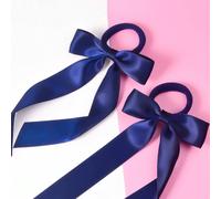 2 pièces Nœuds de cheveux longs en ruban de polyester pour filles, accessoires de cheveux de tous les jours de la série Movie Star, à la mode et personnalisés, les articles les moins chers disponibles