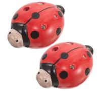 2 Pièces Ocarina, Alto en Do, 6 Trous, Forme Coccinelle | Fait Main, Format Poche Léger, Pratique Silencieuse, pour Petites Mains et Apprentissage Rapide