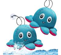 2 Pièces Octopus Absorbeur Gras Piscine, 120g Fleur Piscine Absorbante, 17.5x8.5 Cm Balles Filtrantes Spa, Mousse Réutilisable pour Spas, Piscines, Jacuzzs