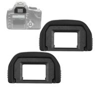 2 Pièces Oeilleton de Caméra Oculaire pour Canon EF, Oeilleton Viseur en Silicone Protecteur de Viseur de Rechange pour Canon EOS 300D 350D 400D 450D 500D 550D 600D 1000D 1100D 700D 100D (Noir)