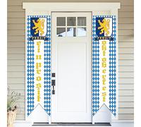 2 Pièces Oktoberfest Décoration Bannière Bavaroise Oktoberfest Bannière Fête De La Bière Décoration Ensemble Bienvenue Oktoberfest pour Oktoberfest Fête Intérieur Extérieur 130 * 30cm