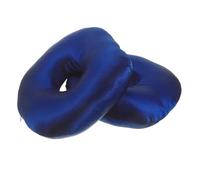 2 Pièces Oreiller de Piercing D'oreille Donut avec Trou | Tissu Doux, Garnissage PP Coton, Surface Lisse, , Couleur Bleu Marine