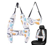 2 Pièces Oreiller De Voiture, Support tête siège Voiture en Forme H, Oreiller De Voyage Enfant, Soutien Tete Enfant Voiture, Oreiller Lombaire pour Dormir en Voiture Voyage Enfant Et Adultes