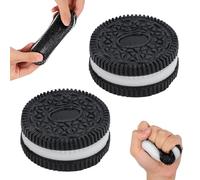 2 Pièces Oreo Squishy Oreo Jouets Fufu Squishy de Anti Stress Jouet Anti Stress Enfant Biscuit Yoyo Squishy Anti Stress Adulte Doux Antistress DéCompression Squishies Taba Squishy Anti-Stress Squichy
