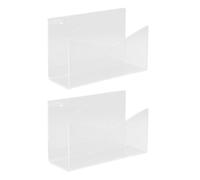 2 Pièces Organisateur de Courrier de Bureau à Plusieurs Niveaux | Plateaux Segmentés, Rangement Vertical pour Lettres et Documents, Bureau et Comptoir D'accueil