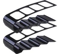 2 Pièces Organisateur de Télécommande de Table Noir en Fer à Quatre | Base Antidérapante, Côtés Inclinés, Conception Ouverte, Garde les Accessoires Debout Près du Téléviseur ou Bureau