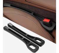 (2 Pièces) Organisateurs de Fente de Siège Auto - Remplisseurs de Vide Améliorés avec Rangement pour Téléphone, Capteur d’Objets Entre Les Sièges, Compatibles avec la Plupart des Véhicules