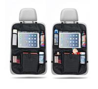 2 Pièces Organiseurs de Voiture - Rangement Voiture, en Nylon, Imperméable et Résistant, avec Grand Espace de Stockage, Adapté aux Sièges de Voiture et au Rangement Domestique