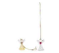 2 Pièces Ornement Ange Cristal Suspendu, Capte Lumière