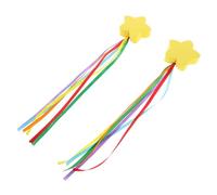 2 Pièces Ornement Étoile pour Antenne de Voiture, Mousse Jaune | Décoration Extérieure Légère, Installation Facile, Touche Ludique, pour Antenne de Voiture, Voyage et Quotidien
