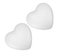 2 Pièces Ornements En Mousses Forme Cœur Pour Mariage Bricolage