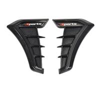 2 Pièces Ouïes de Ventilation pour Peugeot EXPERT/Traveller ab 2016, Grille D'Aération Latérale Décoration Aile avant Autocollant Style Sportif