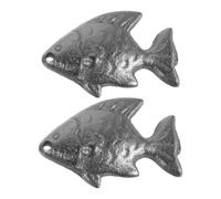 2 Pièces Outil de Cuisson en Fer de Poisson pour Aliments et Eau