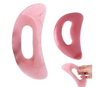 2 Pièces Outil de Massage Gua Sha Corps - Rose Gua Sha Corps Masseur, Anti-Cellulite, Design Ergonomique, pour Jambes, Dos, Visage, Cou, Relaxation Musculaire, Soulagement de la Douleur