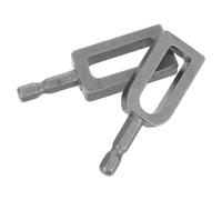 2 Pièces Outil de Torsion de Fil, Tige Hexagonale 1/4, Acier | Installation Rapide, Maintien Régulier des Attaches, pour Clôture, Armature, Câblage Automobile