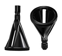 2 Pièces Outil D'ébavurage Externe, Outil de Chanfrein Externe, Ébavurage Outil de Chanfreinage, avec Poignée Hexagonale et Triangulaire, pour Diverses Perceuses électriques à Mandrin (Noir)