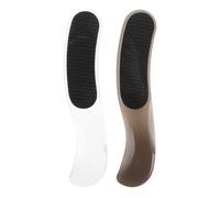 2 Pièces Outil Manuel de Soin des Pieds, Plastique Verre | Surface Texturée, Usage à Maison, pour Talons et Peau Sèche, Design Élégant, Contrôle Simple