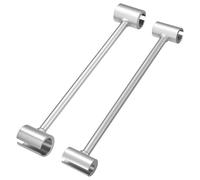 2 Pièces Outils de Réglage de Porte, Outil d'Ajustement de Charnières, Redresseur de Porte en Acier Zingué, Clé de Réglage d'Écart de Charnière, de Charnière Réglable pour Portes