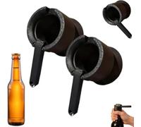 2 Pièces Ouvre-Bouteille - Lanceur De Capsules Multifonction | Décapsuleur À Poussoir | Parfait Pour Fête Anniversaire Camping Bar | Idée Cadeau Pour Homme