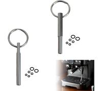 2 Pièces Ovale Tournevis pour Nespresso,Clé Ovale avec 12 Anneaux en Caoutchouc,Outils de Réparation pour Machines à Café Compatible avec Nespresso,Jura,Krups,AEG
