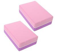 2 Pièces Paire de Blocs de Yoga Eva Haute Densité pour Débutants