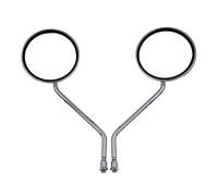 2 pièces/paire de rétroviseurs pour moto, scooter, motocross, électrobile, convexe 8/10 mm, vue arrière