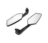 2 Pièces/Paire Rétroviseur Moto Scooter Rétroviseurs Arrière Miroir Convexe 8mm 10mm Fiber De Carbone Rétroviseurs