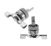 2 Pièces Pale de Pétrissage pour Machine Acier Inoxydable Argenté | Pièce de Rechange, Compatibilité Polyvalente, Surface Lisse Antiadhésive, pour Récipients et Préparation de Pâte