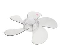 2 Pièces Pale de Ventilateur 12 Pouces à 5 Pales en Plastique | Remplacement, Écrou de Fixation Inclus, pour Ventilateurs Pied et Oscillants