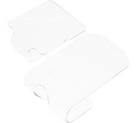 2 Pièces Palette de Nail Art en Acrylique Transparente à Main | Présentoir pour Faux Ongles, Usage Salon Professionnel ou Personnel, Fermeté, Lot pour Amis et Famille