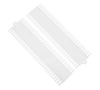 2 Pièces Palette pour Ongles de Pratique 60 Emplacements | Surface Réutilisable, 60 Faux Ongles Inclus, Marquage Personnel, pour Consultation et Formation