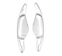 2 Pièces Palettes de Changement de Volant pour BMW 5 Series G30 G38 2018-2023, Extension Pagaie de Changement de Vitesse Durable Accessoires,Silver