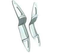 2 Pièces Palettes de Changement de Volant pour BMW MINIR Series R55 R56 R57 R58 R60, Extension Pagaie de Changement de Vitesse Durable Accessoires,Silver