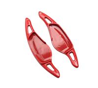 2 Pièces Palettes de Changement de Volant pour BMW X3 Series G01 2018-2023, Extension Pagaie de Changement de Vitesse Durable Accessoires,Red Carbon Pattern