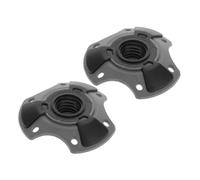 2 Pièces Panier de Bâton de Randonnée TPR Gris, Protection | Remplacement Rapide, Maintien de L’adhérence, Accessoire Léger pour Trekking, Usage Extérieur Hivernal