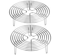 2 Pièces Panier Vapeur en Acier Inoxydable 304, Support à Wok