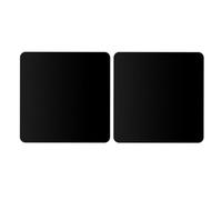 2 Pièces Panneau de Fond Noir en Acrylique Double Face | Surface Lisse et Réfléchissante, Arrière-plan pour Petites Pièces, Annonces Commerciales