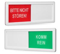 2 Pièces Panneau de porte coulissante pour intimité signe nicht stören signe de porte d'intimité emblèmes signe de confidentialité curseur ouvert signes de salle de bains