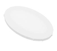 2 Pièces Panneau de Toile Ovale Blanc 12x8 Pouces pour Artistes