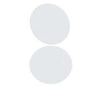 2 Pièces Panneau de Toile Ovale en Coton Blanc | Surface Lisse, Résistante à Déformation, pour Artistes et Enseignants, Ateliers ou Usage à Domicile