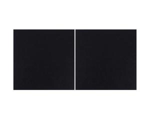 2 pièces Panneau Insonorisant Mural en Feutre Noir à Dos adhésif | Absorption Acoustique Renforcée, Pose Autocollante Rapide, Finition Lisse et Sobre, pour Murs, Bureaux, Jeux Vidéo et Cabine