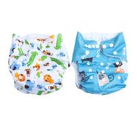 2 Pièces Pantalon D’apprentissage à Propreté Lavable et Étanche | Pul Imperméable, Tissu Napped Confortable, Ajustement Souple, Anti-fuite, Usage Quotidien pour Tout-petits Style Aléatoire